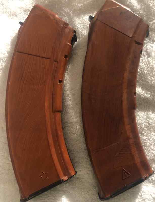 Russian Bakelite 7.63x39 AK Mags IZZY &amp; HITOP TULA