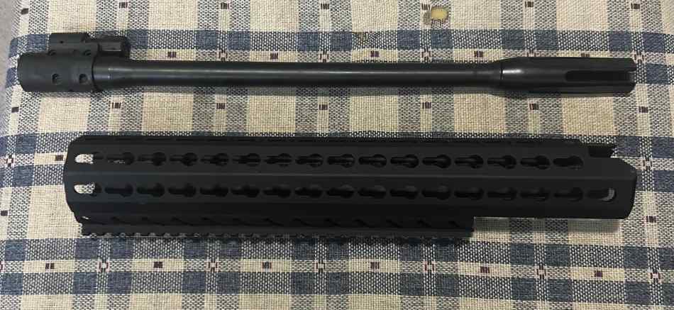 Sig MPX gen 2 barrel 16” And Handgard