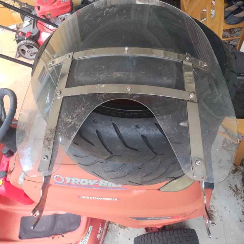 Harley Davidson Tires and Windshield 
