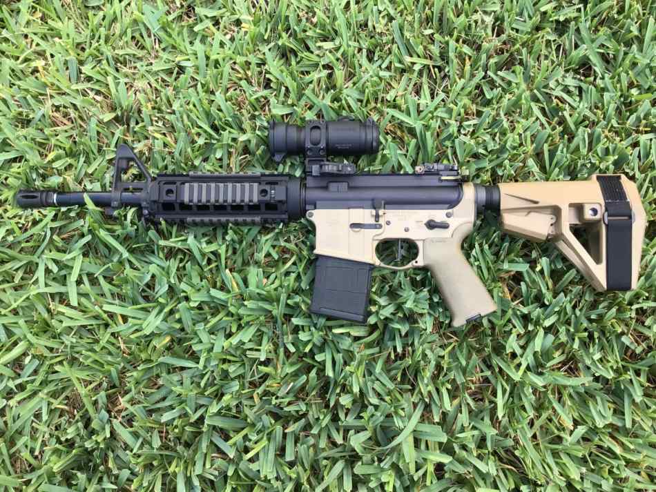 12.5 Pistol with Aimpoint Pro